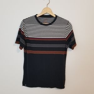 Empyre Striped Crewneck Short Sleeve Red Orange
